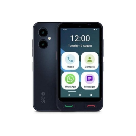 SPC Zeus 2 4GB 64GB 5" IPS 4G Dual SIM eSIM Fingerabdruck SOS-Taste Android 15 Blau