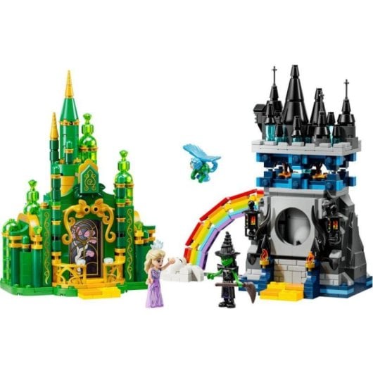 Jeu de construction Lego 75689 Wicked Emerald City et Château de Kiamo Ko 860 pièces