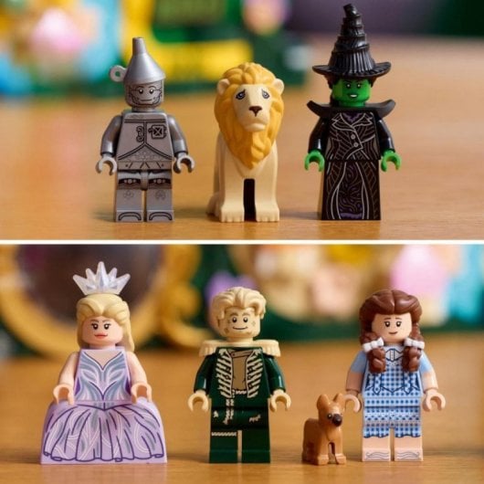 Décoration murale LEGO 75685 Wicked Emerald City 1518 pièces 6 minifigurines