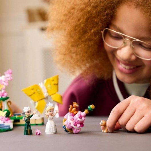 Jeu de construction Lego 75688 Wicked Boda De Glinda 476 pièces, mariposas articulées, 8+
