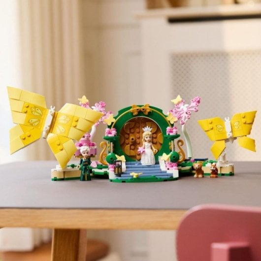 Jeu de construction Lego 75688 Wicked Boda De Glinda 476 pièces, mariposas articulées, 8+