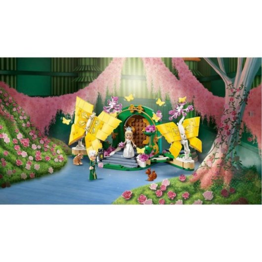 Jeu de construction Lego 75688 Wicked Boda De Glinda 476 pièces, mariposas articulées, 8+