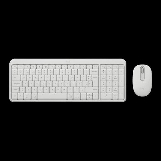 Teclado + Rato membrana Logitech MK250 Layout ES Bluetooth compacto branco