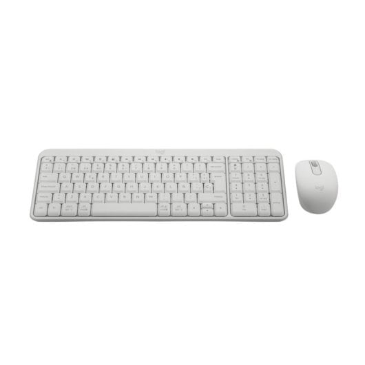 Clavier + souris membrane Logitech MK250 Layout ES sans fil Bluetooth compact blanc