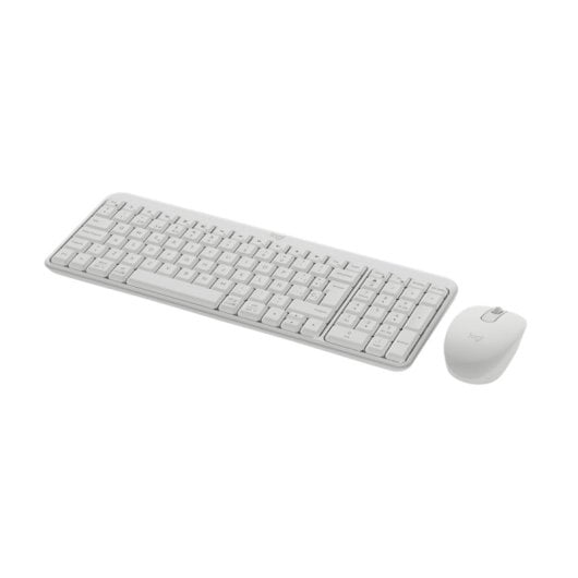 Clavier + souris membrane Logitech MK250 Layout ES sans fil Bluetooth compact blanc
