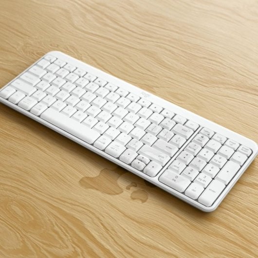 Teclado + Rato membrana Logitech MK250 Layout ES Bluetooth compacto branco