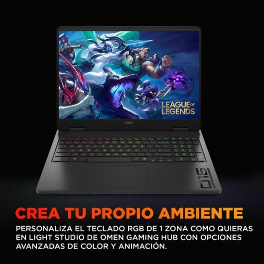 Portátil HP OMEN 16-am0039ns 16" Intel Core Ultra 7 32GB 1TB SSD RTX 5060 8GB FreeDOS