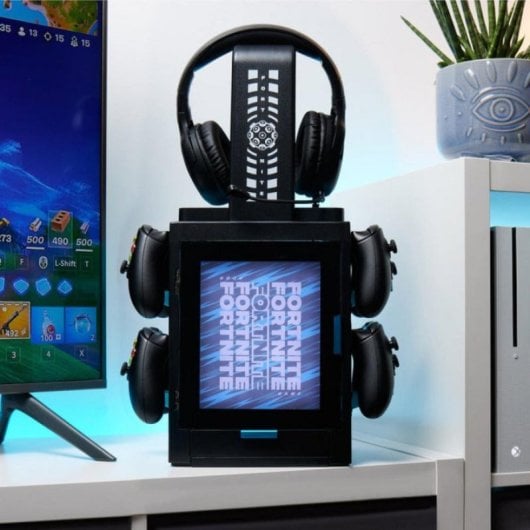 Tour de rangement et station de charge Numskull Games 153461 éclairage RGB USB Type C