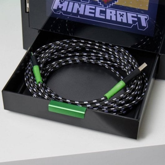 Torre de juegos y soporte de carga Numskull Games 153462 Minecraft LIGHT RGB Universal 10 fundas