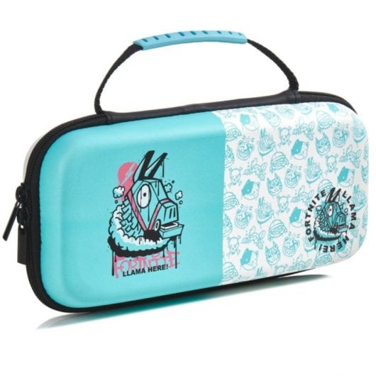 Funda protectora rígida Numskull Fortnite Llama Turquesa Nintendo Switch resistencia impactos