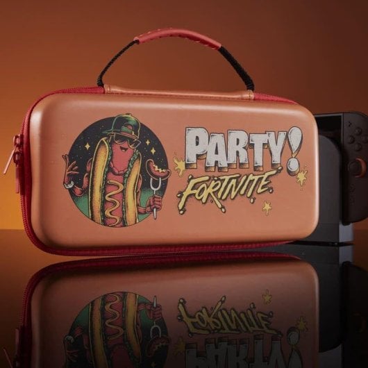 Estojo Numskull Party! Fortnite Switch Design colorido Proteção EVA