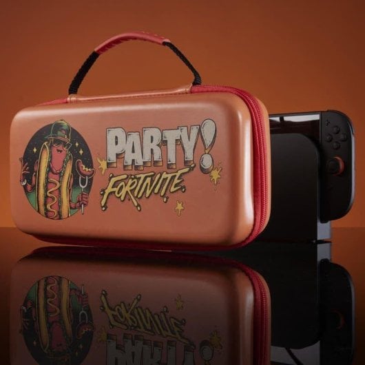 Estojo Numskull Party! Fortnite Switch Design colorido Proteção EVA