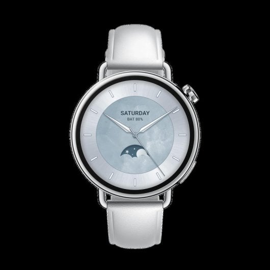 Xiaomi Watch S4 Bluetooth 41mm AMOLED Plata Correa Blanca Resistencia al Agua 5ATM SpO2 Pulsómetro