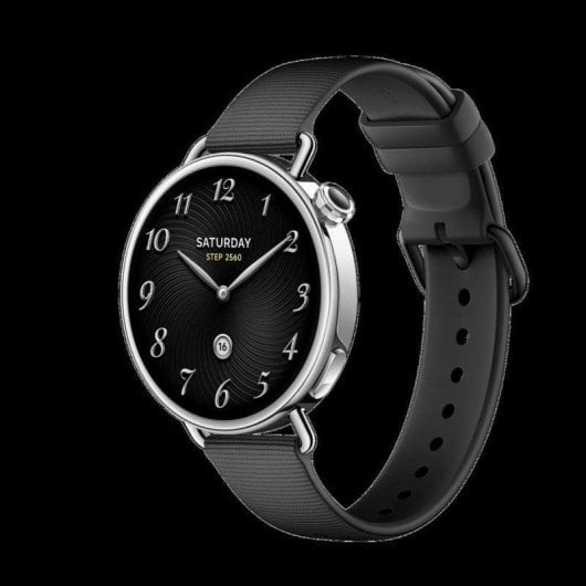 Xiaomi Watch S4 Bluetooth 41mm AMOLED Argento Cassa Argento Cinturino Nero Resistenza 5ATM SpO2