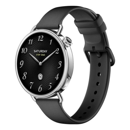 Xiaomi Watch S4 Bluetooth 41mm AMOLED Argento Cassa Argento Cinturino Nero Resistenza 5ATM SpO2