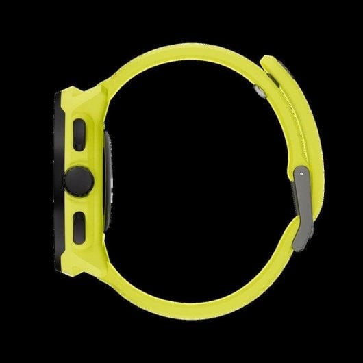 Suunto Run Bluetooth GPS 46mm AMOLED Boîtier Noir Bracelet Jaune M Étanche 50m SpO2 Pulsomètre
