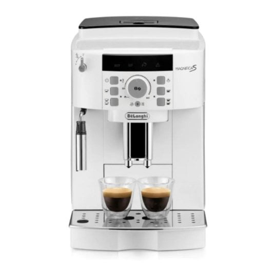 Cafetera Automática DeLonghi Magnifica S ECAM 22.110.W 1.8L 115 bar molinillo integrado blanca