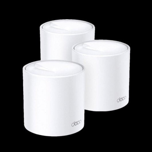 WiFi Mesh TP-Link Deco X60 3 Nós 5400 Mbps Cobertura 650 m2 Controle Parental