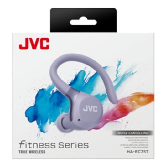 Ecouteurs JVC HA-EC75T-V-U sans fil Bluetooth pour sport étanches IP57 violet