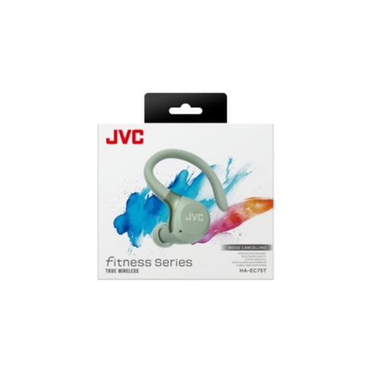 Auriculaires JVC HA-EC75T-G-U sans fil Bluetooth Sports IP57 Micro Vert