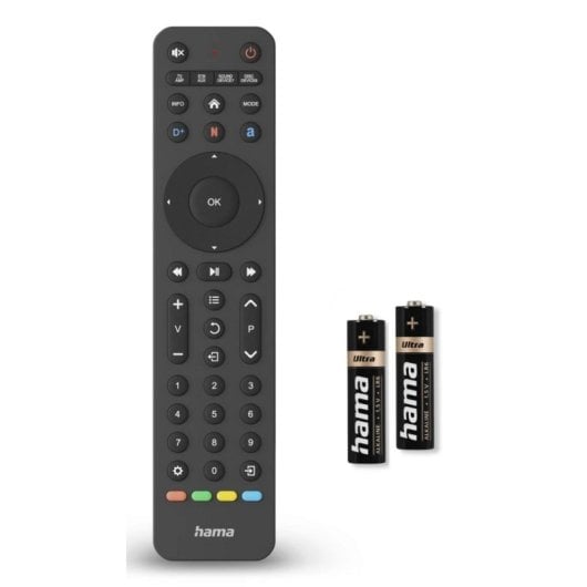 Mando universal Hama 00221055 8-en-1 IR inalámbrico 43 botones negro aplicaciones