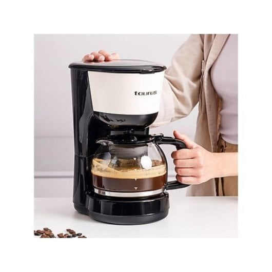 Cafeteira Taurus Verona 12 chávenas 1000 W vintage jarro de vidro antigotejamento