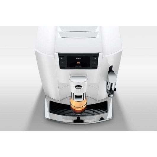 Kaffeevollautomat JURA E8 Piano White 1,9L 15 bar integriertes Mahlwerk WLAN/BT 17 Getränke