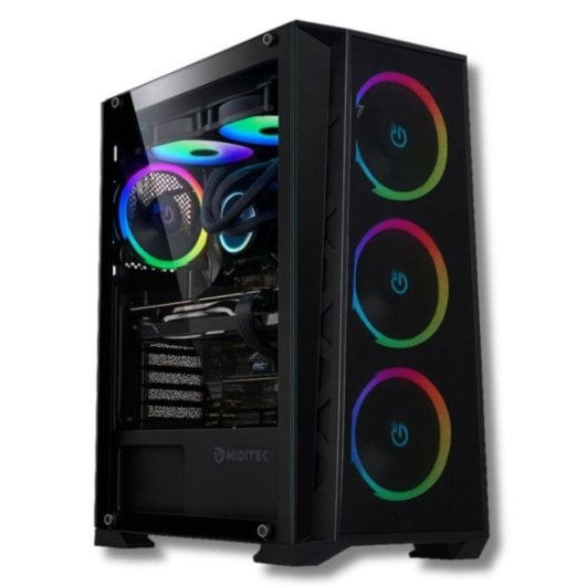 PC Sobremesa Tecnowake WakeShroud-M AMD Ryzen 7 5800X 32GB 1TB SSD RTX 5060 Ti RGB WiFi Windows 11 Pro