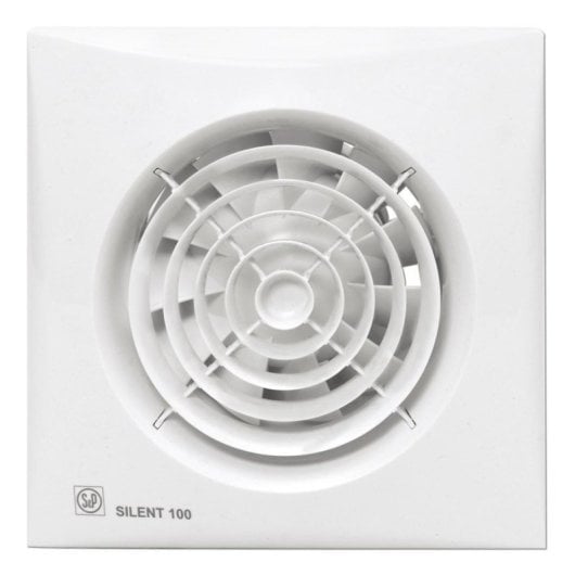 Campana extractora Soler & Palau SILENT-100 CZ Extraction murale 158mm silencieuse blanc