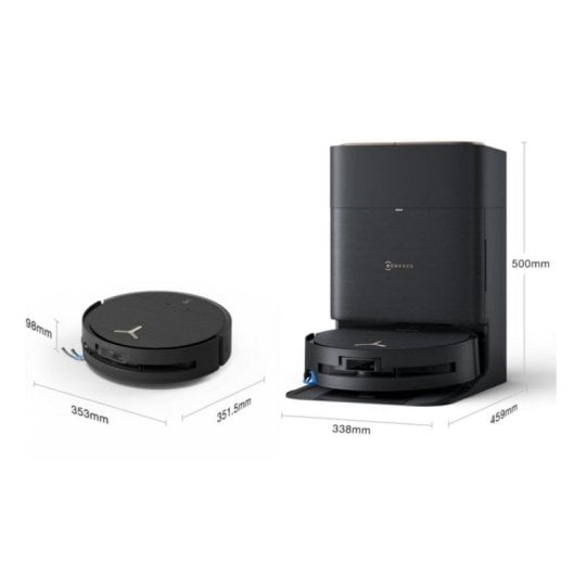 Saugroboter mit Wischfunktion Ecovacs Deebot X9 Pro Omni Mit Absaugstation Navigationsklasse LiDAR 16.600 Pa Sprachsteuerung