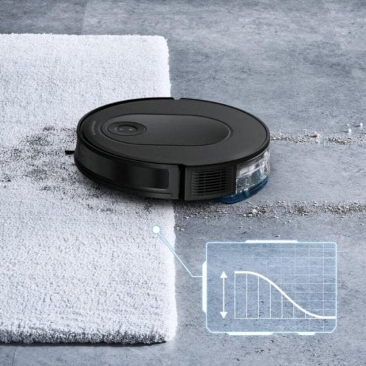Aspirador Robô com Mopa Rowenta X-Plorer RR8L65 Com Esvaziamento Automatico Navegação Sensores 4 Níveis de Sucção Controlo por Voz
