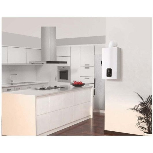 Calentador gas butano Ariston 11L 22000W estanco interior display digital