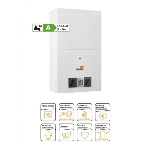 Calentador Cointra CADI6B 6L 10400W vertical sin depósito display digital eficiencia A+