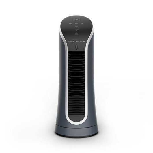 Ventilador Torre Rowenta Eole Compact VU6220F0 11W 6 Velocidades Silencioso Temporizador LED
