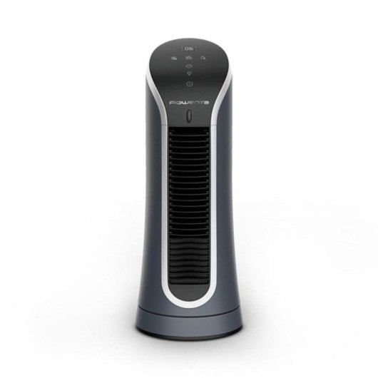 Ventilador Torre Rowenta Eole Compact VU6220F0 11W 6 Velocidades Silencioso Temporizador LED