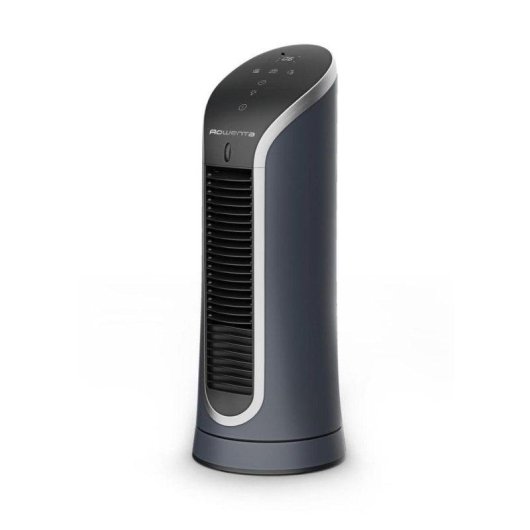 Ventilador Torre Rowenta Eole Compact VU6220F0 11W 6 Velocidades Silencioso Temporizador LED