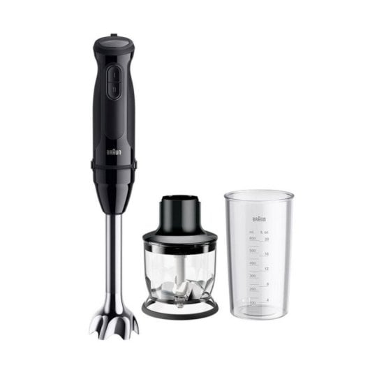 Batidora Braun MultiQuick 3 MQ30201M 900 W Acero Inoxidable y Vaso 600 ml
