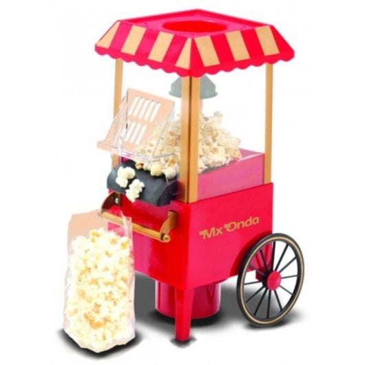 Palomitero Mx Onda MX-PM2778 rojo 1200 W estilo retro desmontable