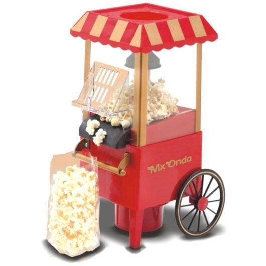 Palomitero Mx Onda MX-PM2778 rojo 1200 W estilo retro desmontable
