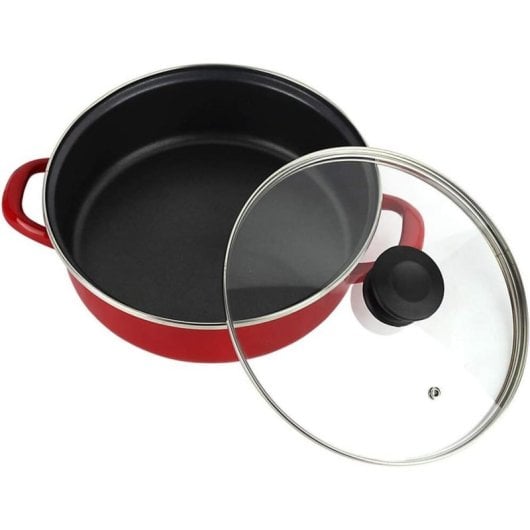Batería de cocina Fagor Máxima 5 piezas rojo aluminio forjado antiadherente