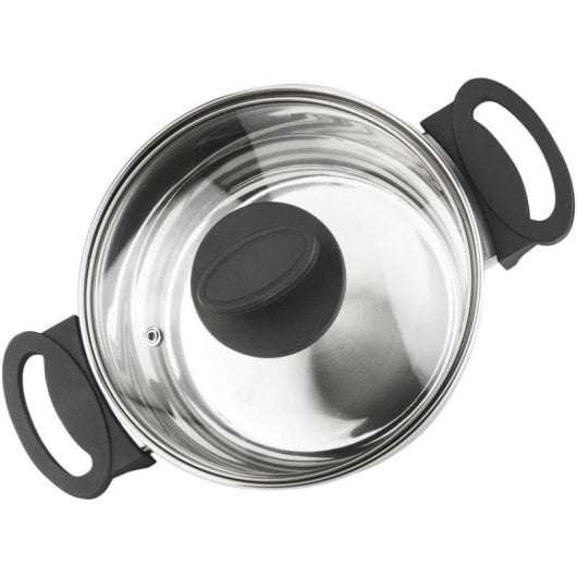 Batería de cocina Magefesa Style 5 piezas acero inoxidable tapas ergonómicas