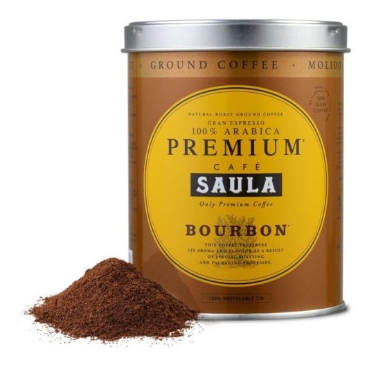 Café Saula Premium Bourbon 250g 100% Arábica Tostagem Média Lata Reciclável