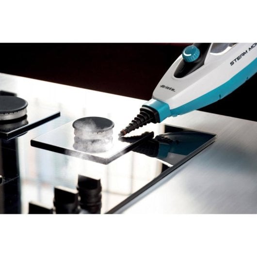 Fregona a vapor Ariete 4175/00 1500W plegable 0,35L azul telescópica con accesorios
