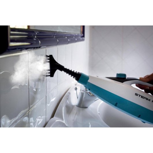 Fregona a vapor Ariete 4175/00 1500W plegable 0,35L azul telescópica con accesorios