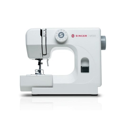 Máquina de coser Singer M1005 blanca 11 puntadas devanador automático portátil