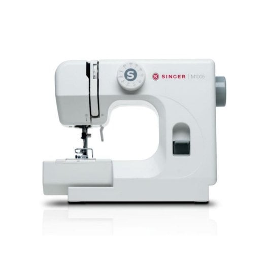Máquina de coser Singer M1005 blanca 11 puntadas devanador automático portátil