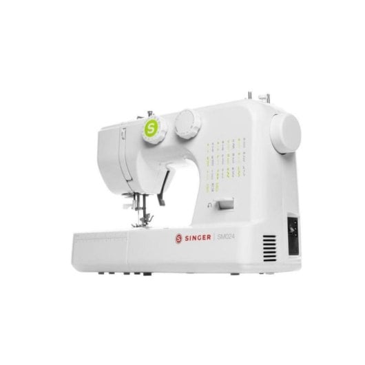 Máquina de coser Singer SM024 portátil 24 puntadas brazo libre LED rojo-blanco