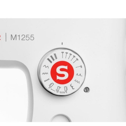 Nähmaschine Singer M1255 15 Stiche 45 Nähanwendungen Freiarm Weiß Elektrisch