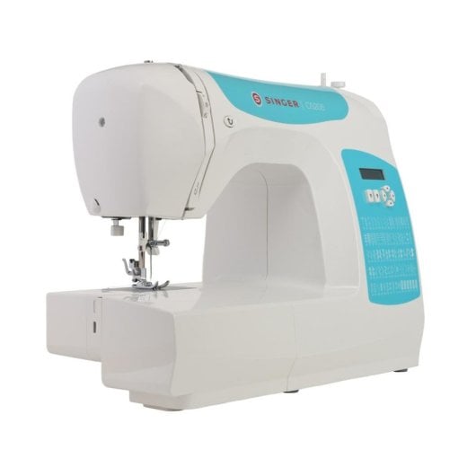 Máquina de coser Singer C5205-TQ automática 80 puntadas LCD brazo libre azul blanco