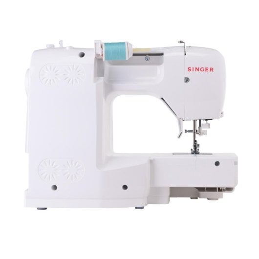 Máquina de coser Singer C5205-TQ automática 80 puntadas LCD brazo libre azul blanco